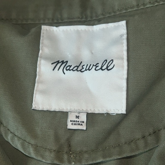 Madewell Army Green Jacket EUC M - Picture 2 of 16